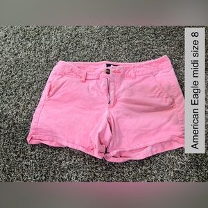 American Eagle Outfitters High Waist Pink Shorts